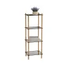 Lentyna MobleKit Metalinis Bambukas 35 x 30 x 100 cm (4 vnt.)