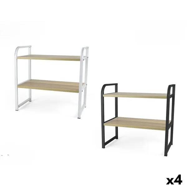 Полка Confortime Деревянный Металл 40 x 20 x 38,5 cm (4 штук)