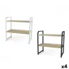 Lentyna Confortime Medžio Metalinis 40 x 20 x 38,5 cm (4 vnt.)