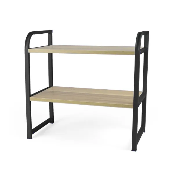 Shelves Confortime Wood Metal 40 x 20 x 38,5 cm (4 Units)