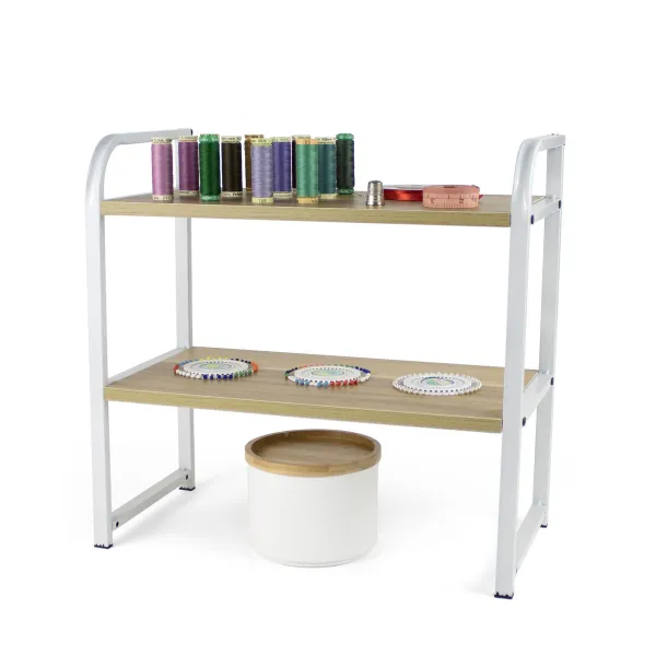 Shelves Confortime Wood Metal 40 x 20 x 38,5 cm (4 Units)