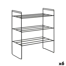 Batų lentyna MobleKit Metalinis 49,5 x 25,5 x 59 cm (6 vnt.)