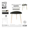 Вспомогательный стол MobleKit 38,5 x 38,5 x 39 cm (6 штук)