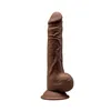 Realistic Dildo Silexd Brown