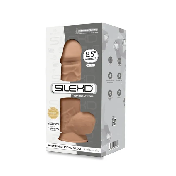 Realistic Dildo Silexd Caramel Beige