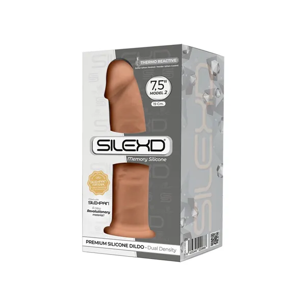 Realistic Dildo Silexd Caramel Beige