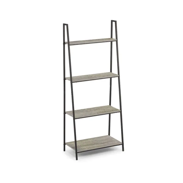 Shelves MobleKit Black Grey Wood Metal 60 x 34,5 x 150 cm (3 Units)