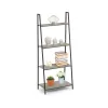 Shelves MobleKit Black Grey Wood Metal 60 x 34,5 x 150 cm (3 Units)