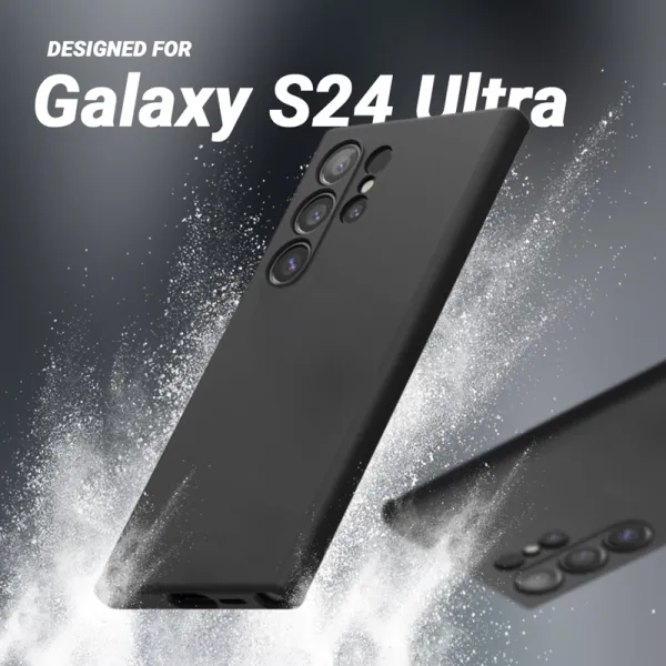 Crong Color Cover - Samsung Galaxy S24 Ultra Case (Black)