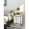 Вспомогательный стол MobleKit Коричневый Чёрный 40 x 30 x 68 cm (3 штук)