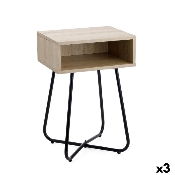 Вспомогательный стол MobleKit Коричневый Чёрный 40 x 34 x 60 cm (3 штук)