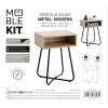 Вспомогательный стол MobleKit Коричневый Чёрный 40 x 34 x 60 cm (3 штук)