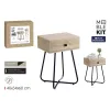 Вспомогательный стол MobleKit Коричневый Чёрный 40 x 34 x 60 cm (3 штук)