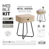 Вспомогательный стол MobleKit Коричневый Чёрный 40 x 34 x 60 cm (3 штук)