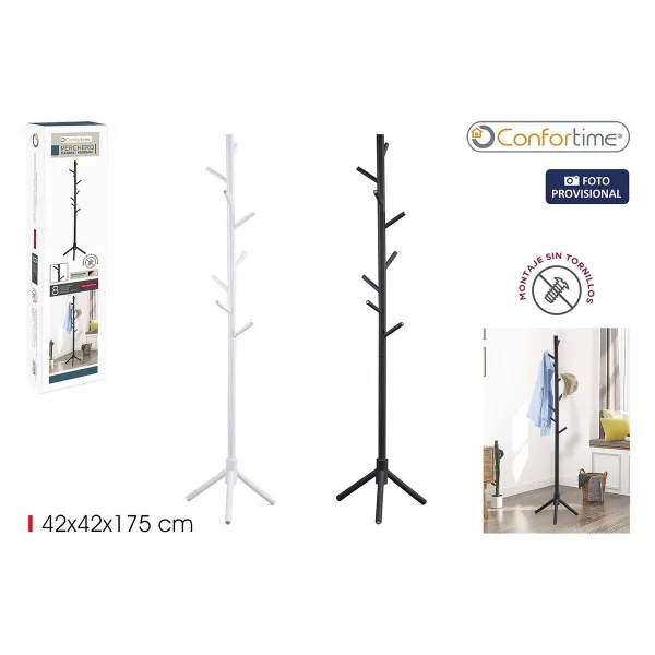 Drabužių kabykla Confortime PVC Medžio 42 x 42 x 175 cm (10 vnt.)