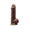 Realistic Dildo Silexd Brown