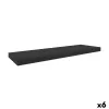 Shelve MobleKit Black Wood 80 x 23,5 x 3,8 cm (6 Units)