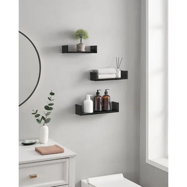 Lentynos MobleKit Juoda 3 Dalys (6 vnt.)