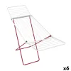 Drabužių linija Confortime Lotus Balta Raudona Metalinis 180 x 55 x 109 cm (6 vnt.)