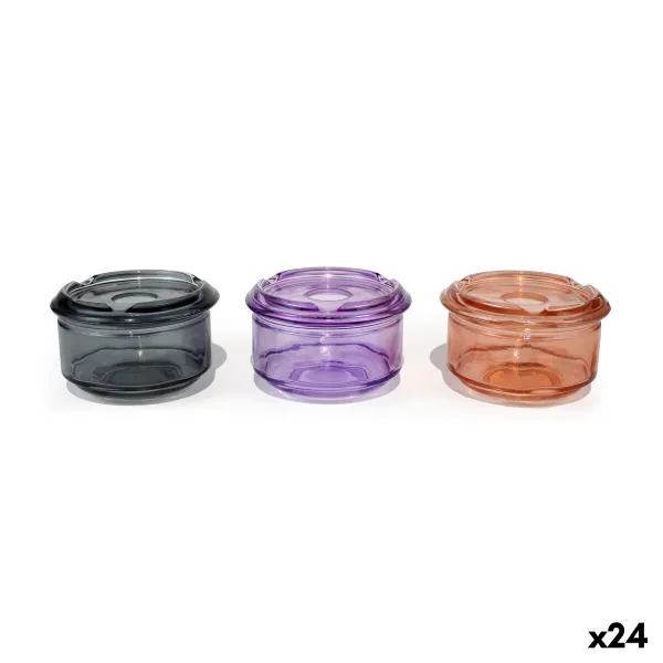 Tuhka-astia Confortime Lasi 11,4 x 11,4 x 7,4 cm (24 osaa)