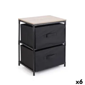 Kumode Confortime Brūns Melns 40 x 30 x 47,5 cm (6 gb.)