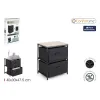 Chest of drawers Confortime Brown Black 40 x 30 x 47,5 cm (6 Units)