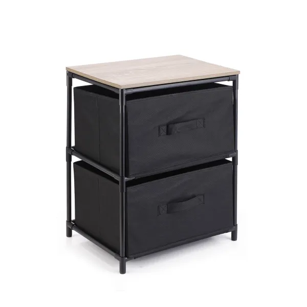 Chest of drawers Confortime Brown Black 40 x 30 x 47,5 cm (6 Units)