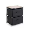 Chest of drawers Confortime Brown Black 40 x 30 x 47,5 cm (6 Units)