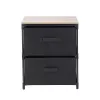 Chest of drawers Confortime Brown Black 40 x 30 x 47,5 cm (6 Units)