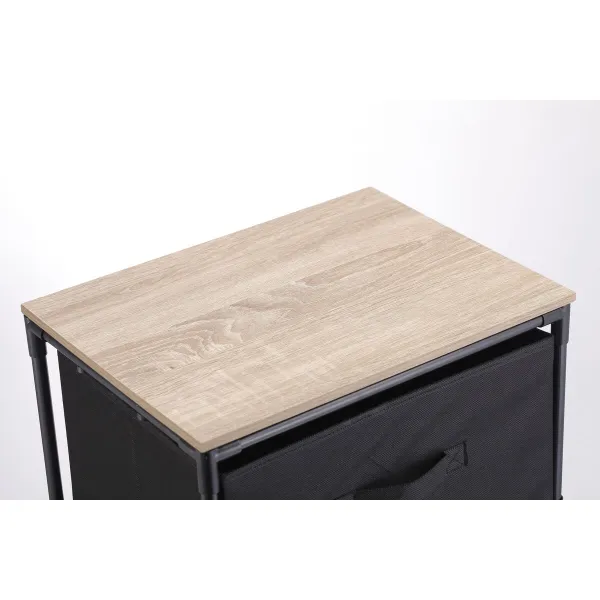 Chest of drawers Confortime Brown Black 40 x 30 x 47,5 cm (6 Units)