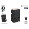 Chest of drawers Confortime Brown Black 40 x 30 x 69 cm (6 Units)