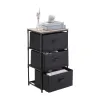 Lipasto Confortime Ruskea Musta 40 x 30 x 69 cm (6 osaa)