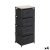 Тумба с ящиками Confortime Коричневый Чёрный 40 x 30 x 90 cm (4 штук)