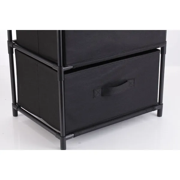 Тумба с ящиками Confortime Коричневый Чёрный 40 x 30 x 90 cm (4 штук)