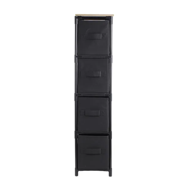 Komoda Confortime Ruda Juoda 47 x 20 x 90 cm (4 vnt.)