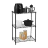 Plaukti MobleKit Melns Metāls 56 x 35 x 82 cm (2 gb.)