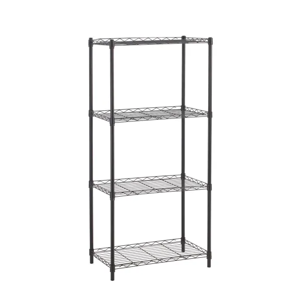 Hyllyt MobleKit Musta Metalli 56 x 35 x 120 cm (2 osaa)
