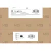 Lentyna MobleKit Juoda Metalinis 56 x 35 x 120 cm (2 vnt.)