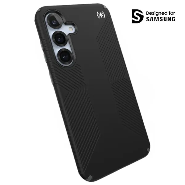 Speck Presidio2 Grip Magnet - Samsung Galaxy S25+ / 24+ MagSafe Case (Black/Slate Gray/White)