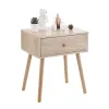 Ночной столик MobleKit Коричневый 40 x 30 x 47 cm Деревянный MDF (4 штук)