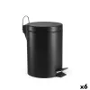 Мусорное ведро с педалью Confortime Чёрный 5 L (6 штук)