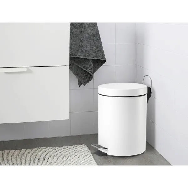 Мусорное ведро с педалью Confortime Белый 5 L (6 штук)
