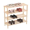 Тумба для обуви Confortime Натуральный Деревянный 74 x 26 x 67 cm (6 штук)