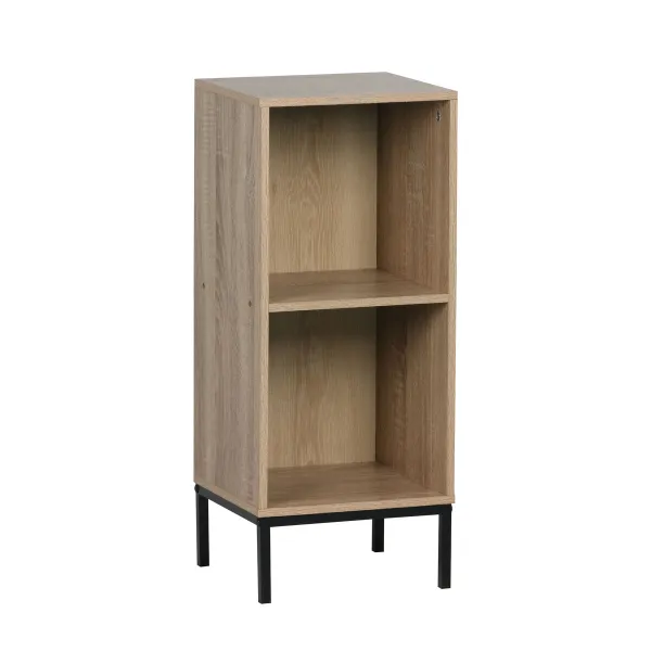 Полка MobleKit Коричневый Чёрный Металл Деревянный MDF 30 x 29 x 72 cm (3 штук)