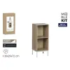 Полка MobleKit Белый Коричневый Металл Деревянный MDF 30 x 29 x 72 cm (3 штук)