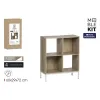 Полка MobleKit Белый Коричневый Деревянный Металл 60 x 29 x 72 cm