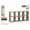 Полка MobleKit Белый Коричневый Деревянный Металл 118 x 29 x 72 cm