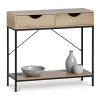 Occasional Furniture MobleKit Brown Black 80 x 30 x 75 cm