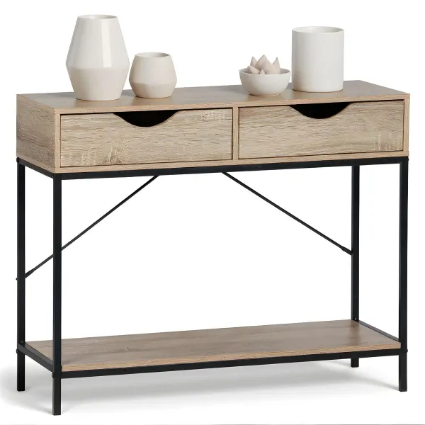 Satunnaiset huonekalut MobleKit Ruskea Musta 80 x 30 x 75 cm