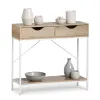 Sīkas mēbeles MobleKit Balts Brūns 80 x 30 x 75 cm